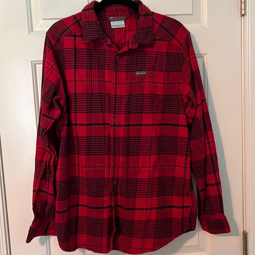 Columbia full-buttoned plaid shirt